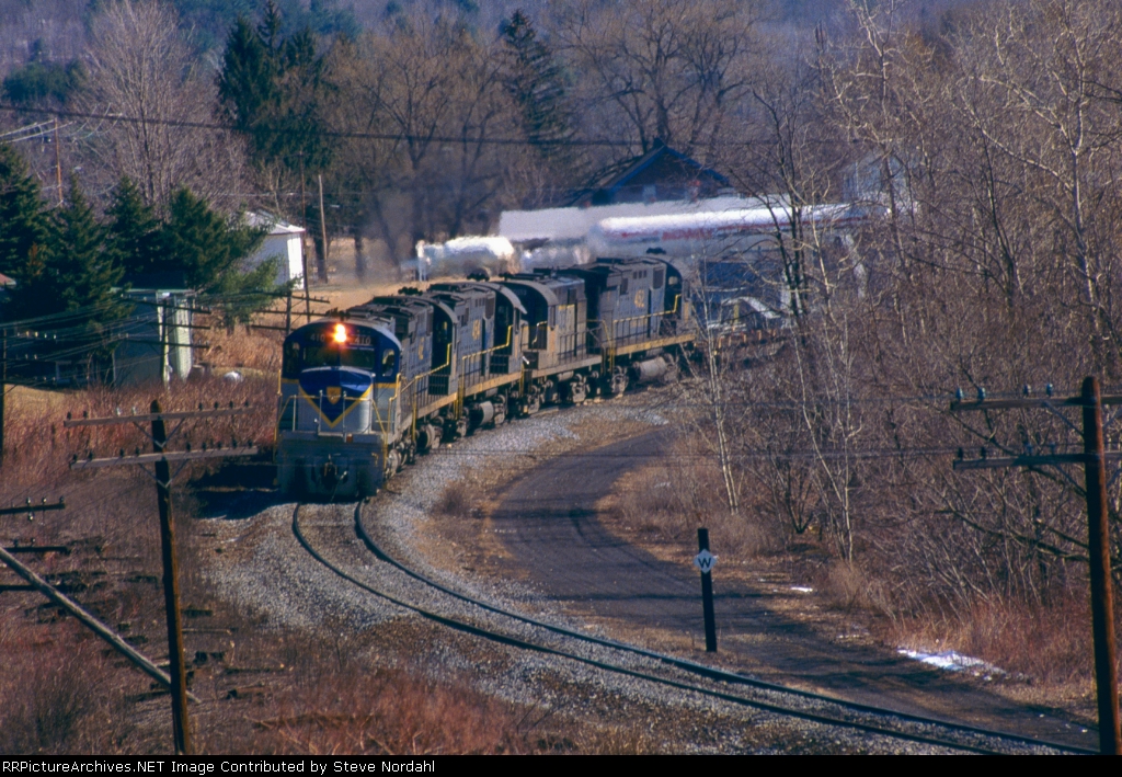 All Alco!!! D&amp;H action between Oneonta and Binghamton, NY